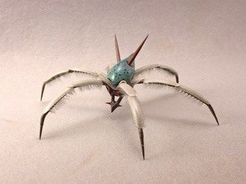 Blue Green Spider